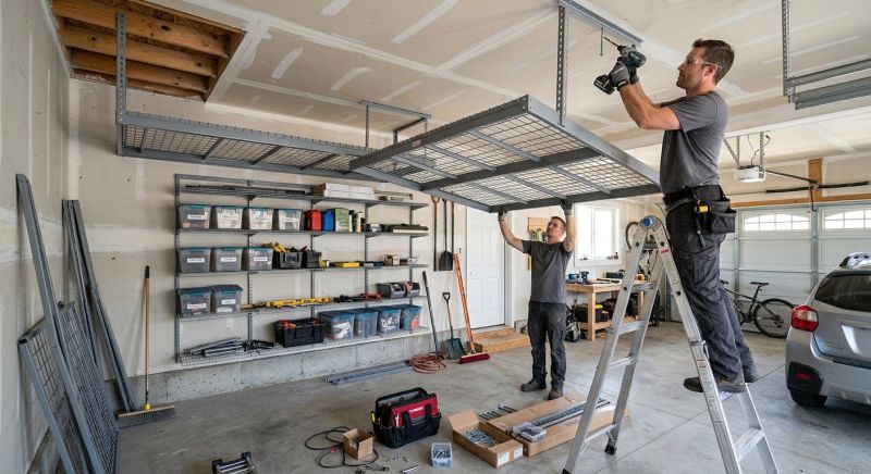 Ceiling Rack Installation in Bethesda, MD