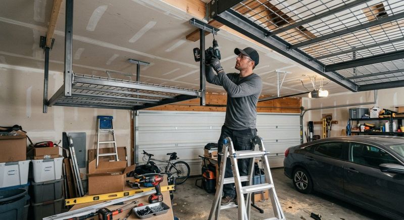 Garage Tool Rack Installation in Fairfax County, VA